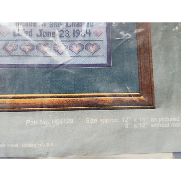 5/$25 BERNAT WEDDING BEARS COUNTED CROSS STITCH DMC FLOSS VINTAGE 1986 KIT - Picture 3 of 4